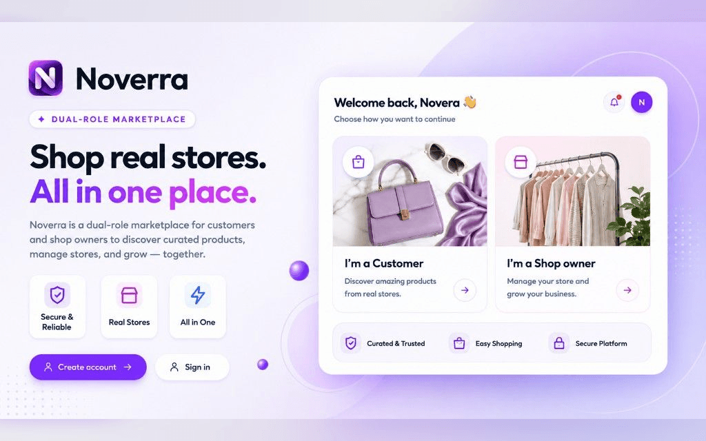 Novera - Dual marketplace platform